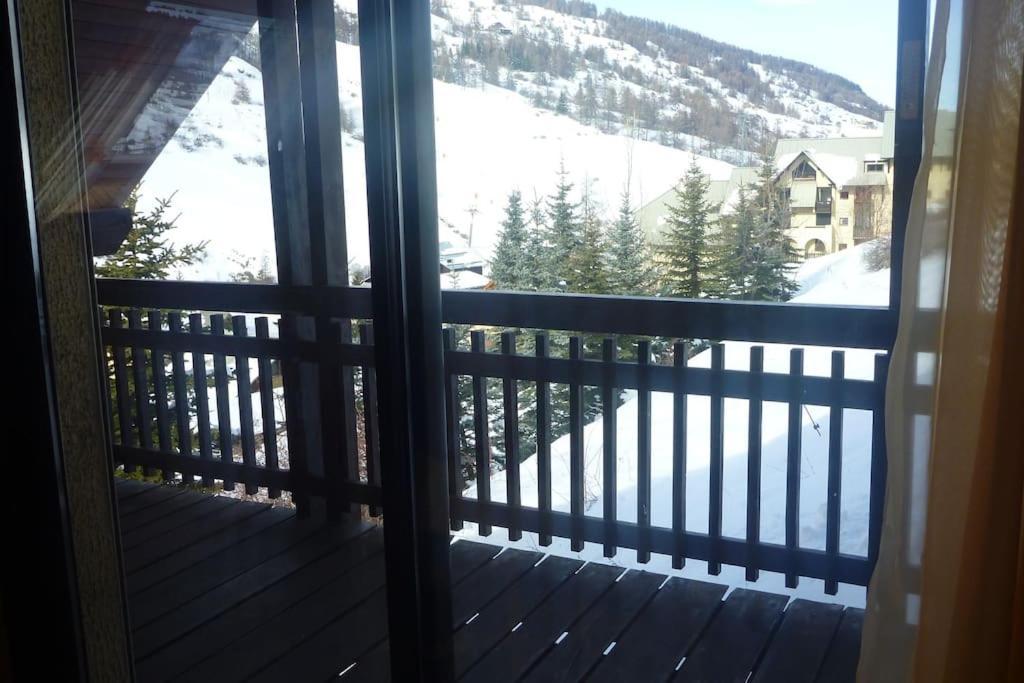 Appartement Duplex Avec Belle Terrasse Au Pied Des Pistes à Vars  Extérieur photo